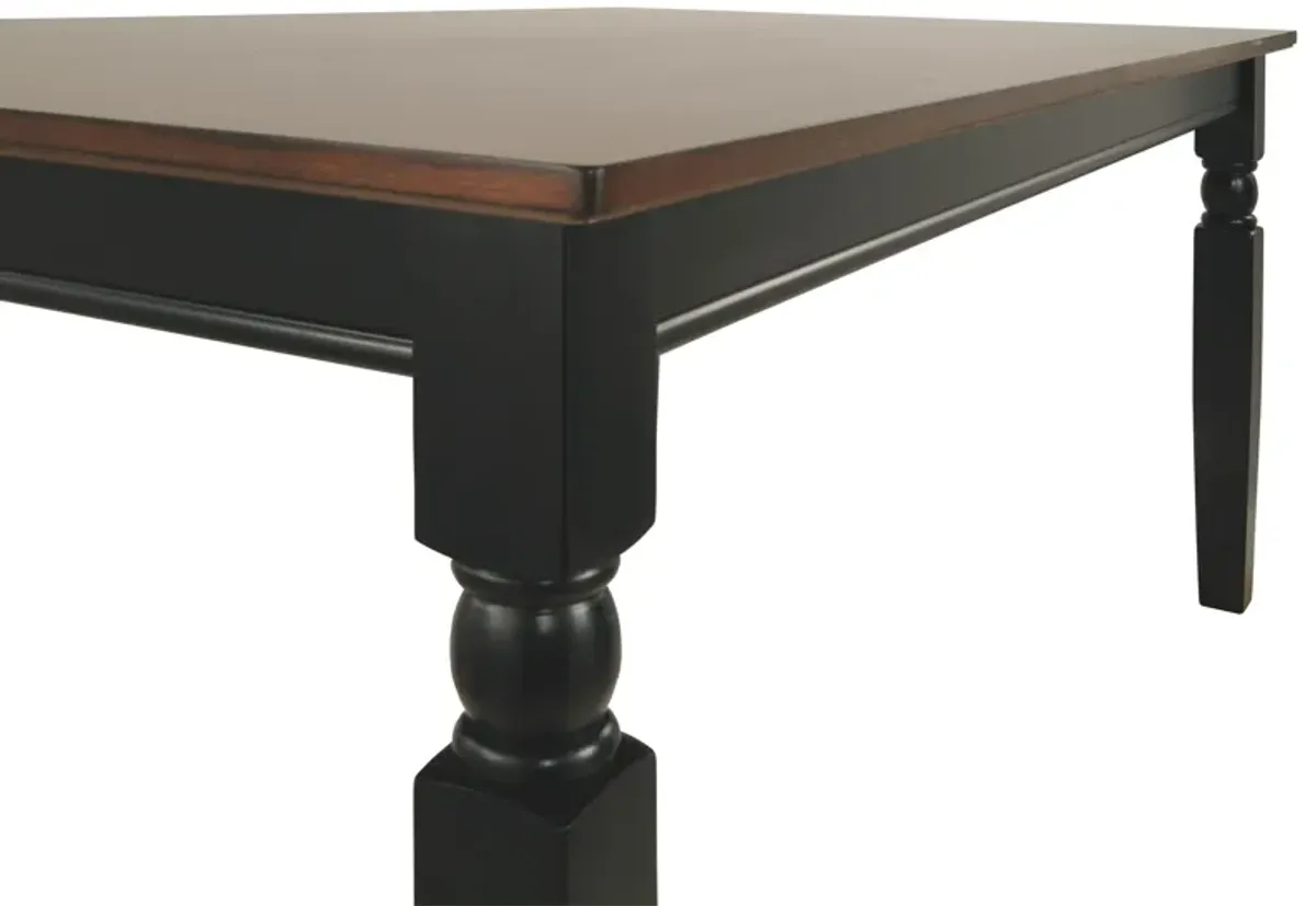 Owingsville - Black / Brown - Rectangular Dining Room Table