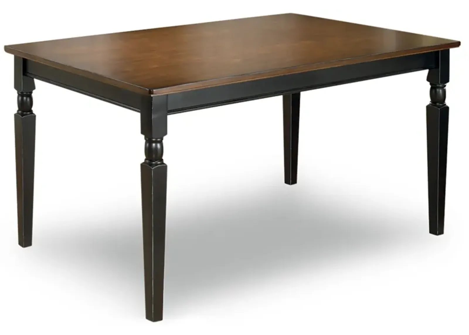 Owingsville - Black / Brown - Rectangular Dining Room Table