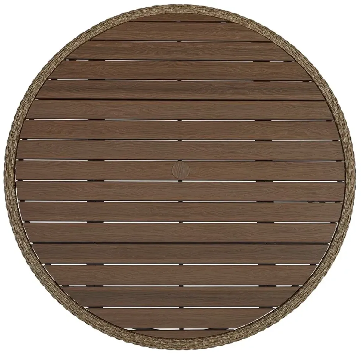 Amaris - Round Dining Table - Brown / Black