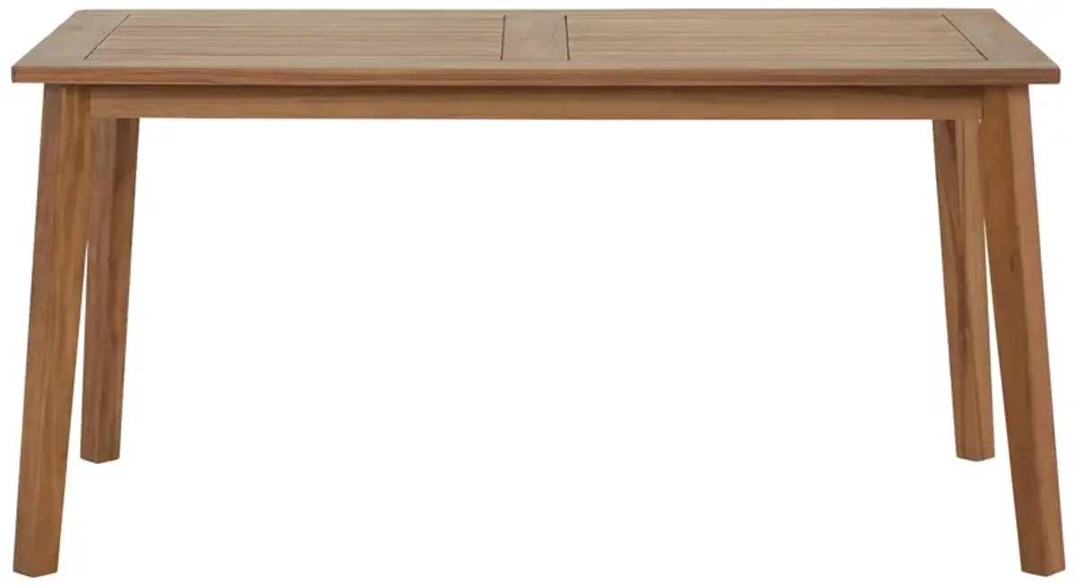 Janiyah - Light Brown - Rectangular Dining Table