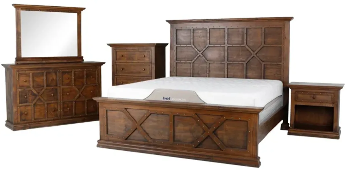 CATALINA BURN 6 PIECE BEDROOM SET