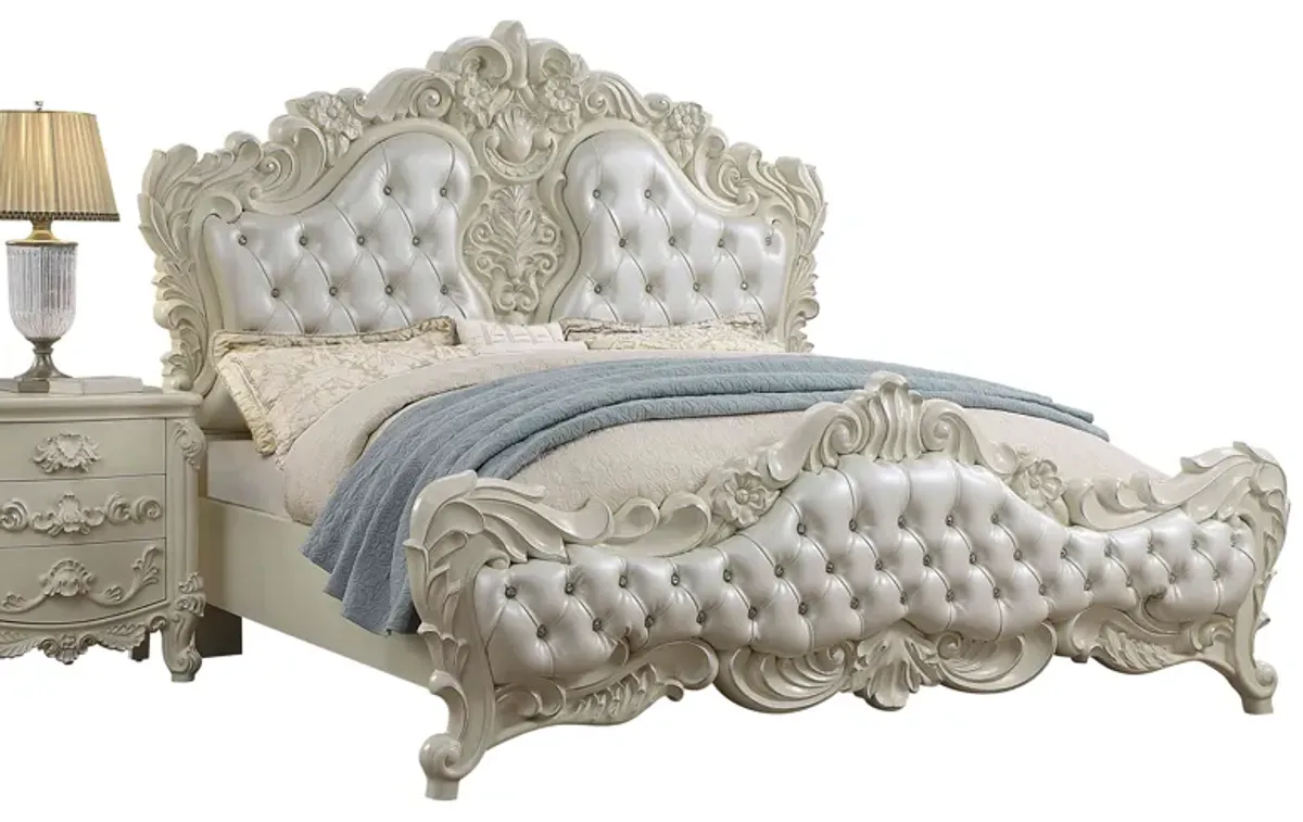 Royal 7 PIECE KING BEDROOM SET (INCLUDE 2 NIGHTSTANDS)