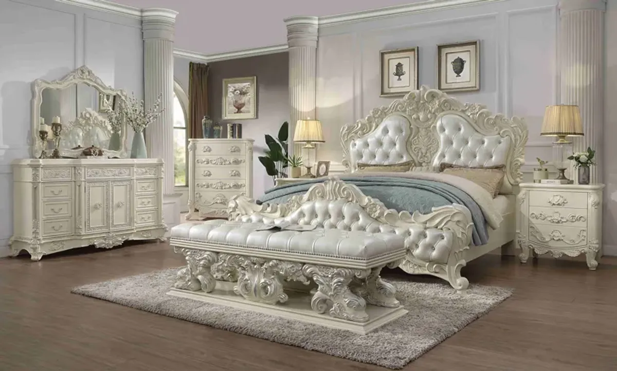 Royal 7 PIECE KING BEDROOM SET (INCLUDE 2 NIGHTSTANDS)