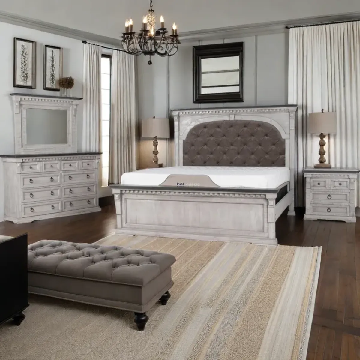 ALAMO 6 PIECE KING BEDROOM SET