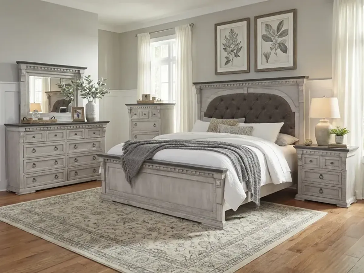 Alamo 6 Piece Weathered Gray Bedroom Set