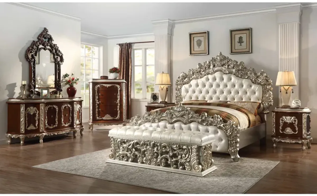 Vienna 7 PIECE KING BEDROOM SET (INCLUDE 2 NIGHTSTANDS)