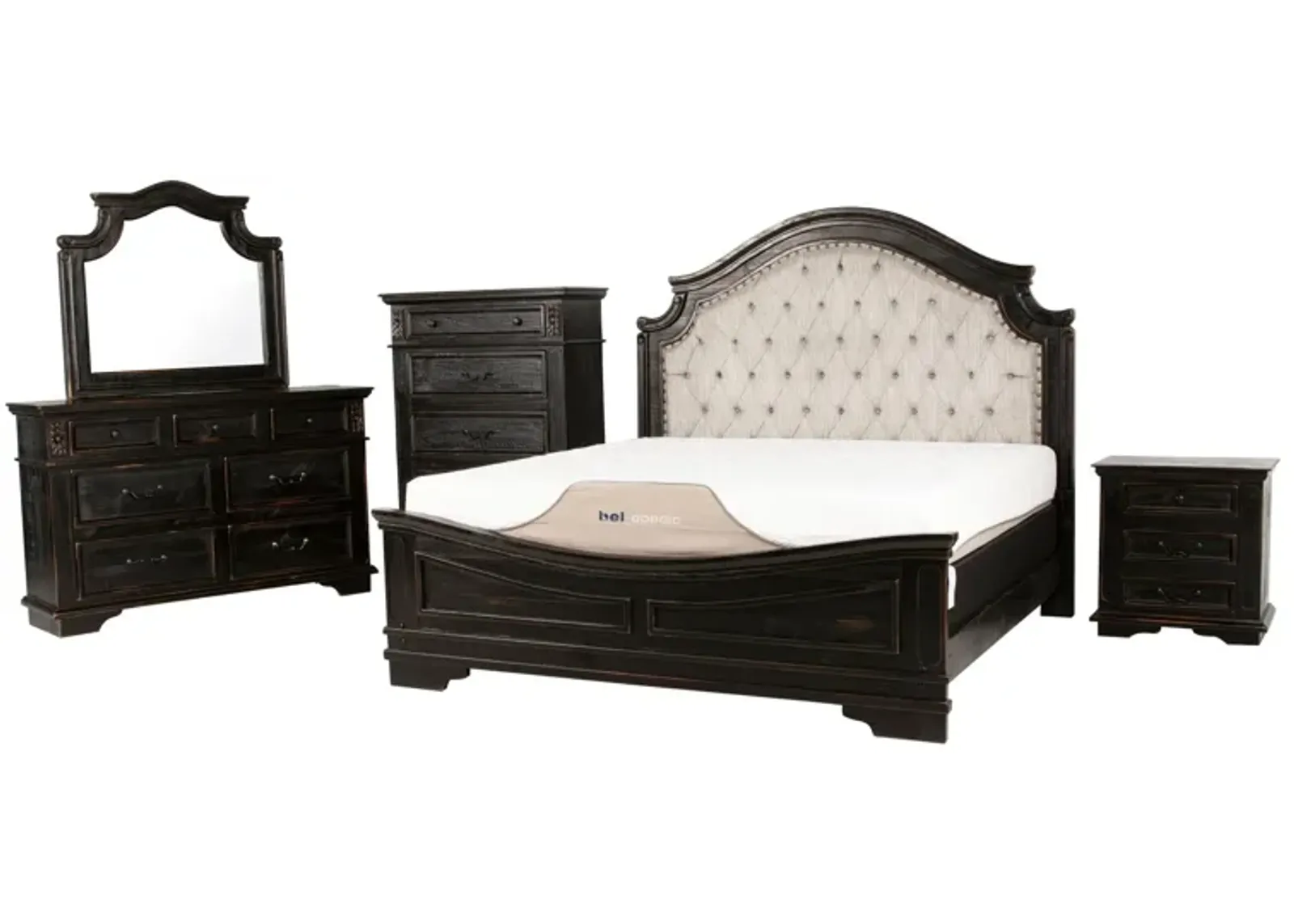 MAGNOLIA 6 PIECE QUEEN BEDROOM SET