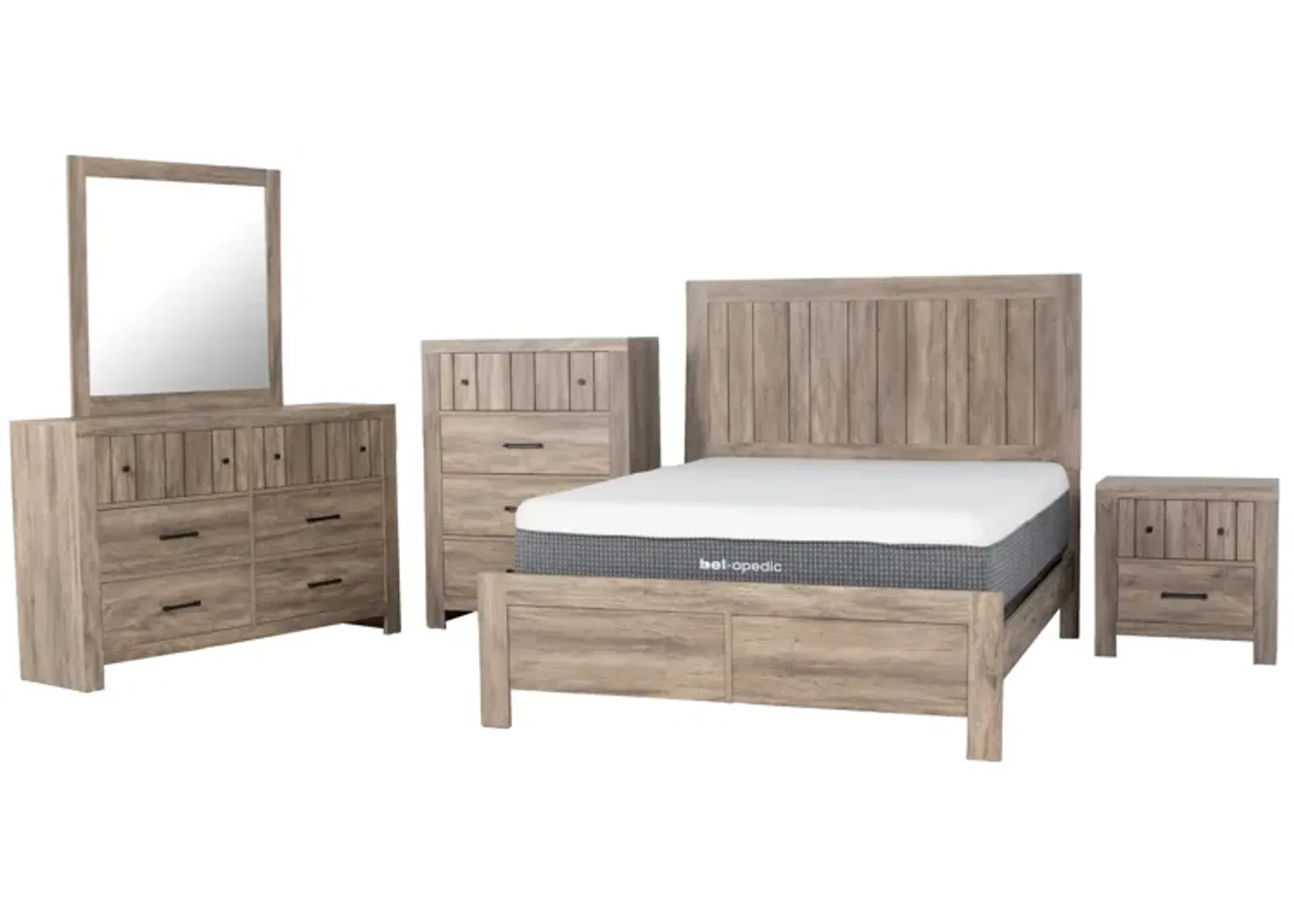 6 PIECE KING BEDROOM SET