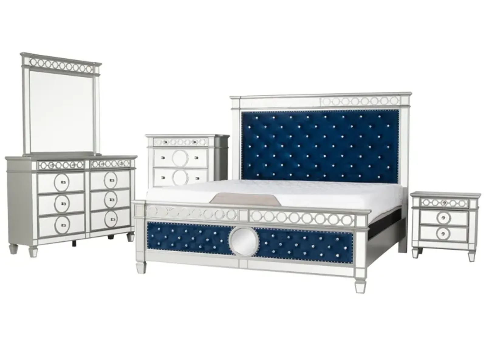 6 PIECE KING BEDROOM SET