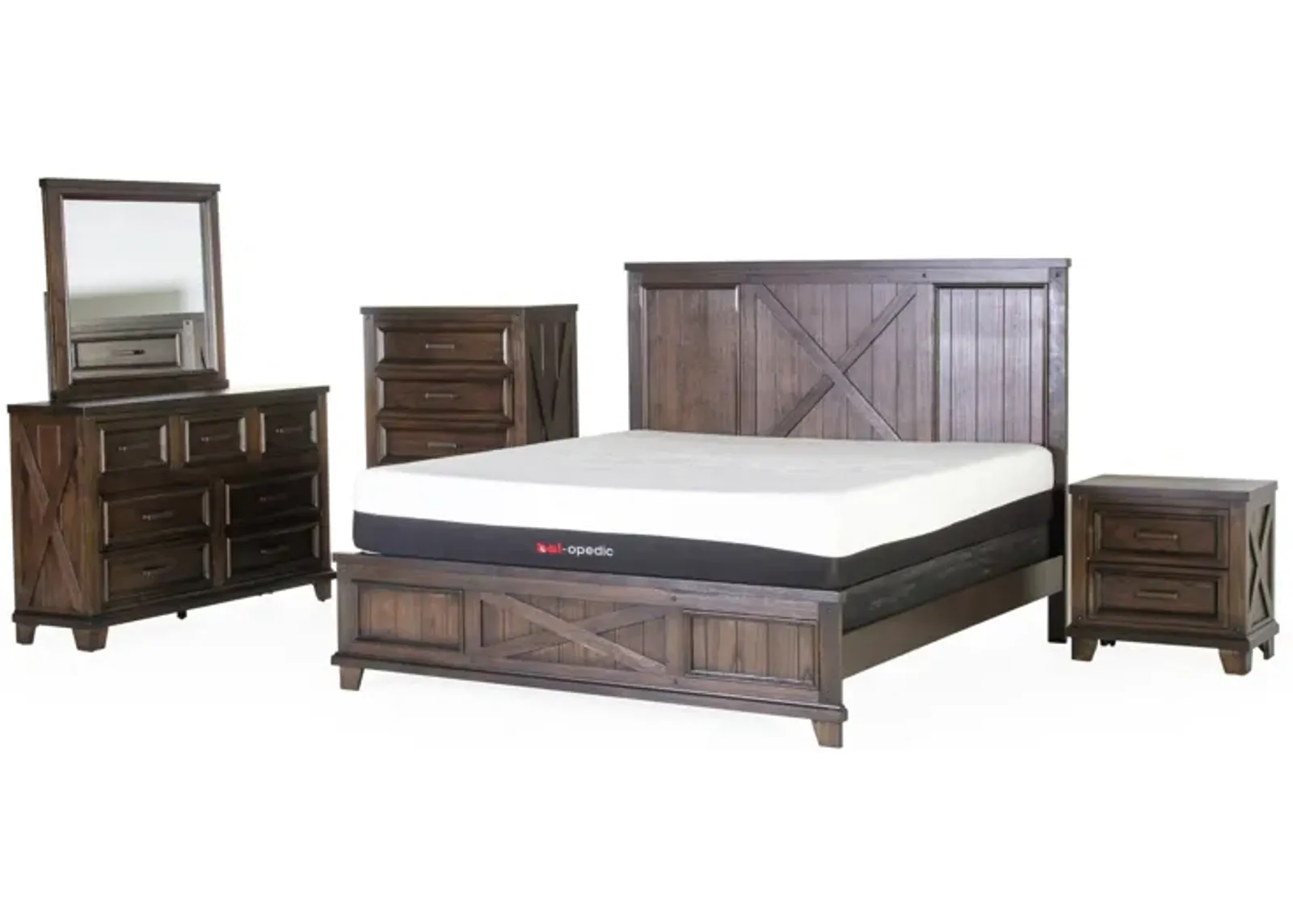 6 PIECE KING BEDROOM SET