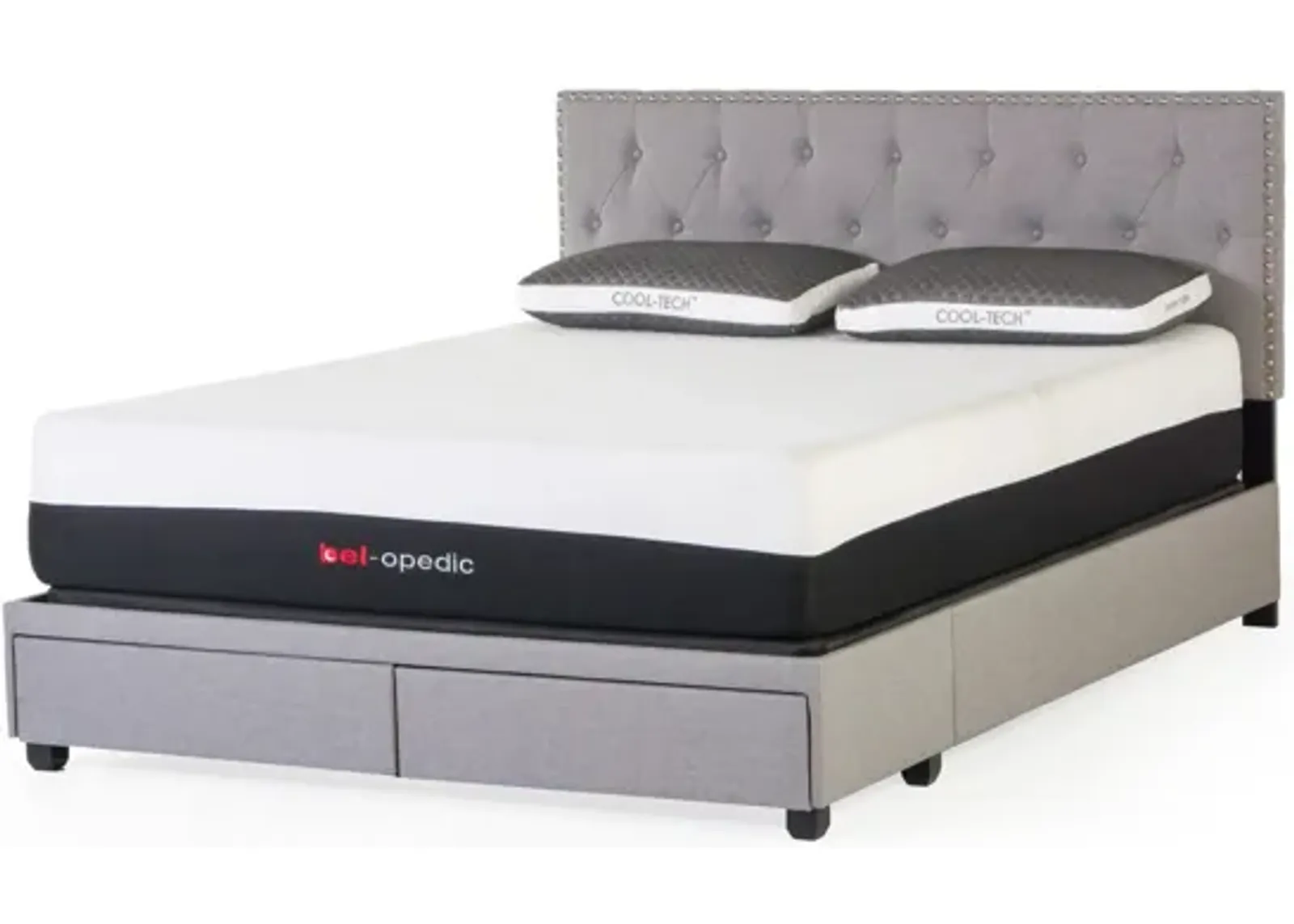 3 Piece Upholstered Storage Bed