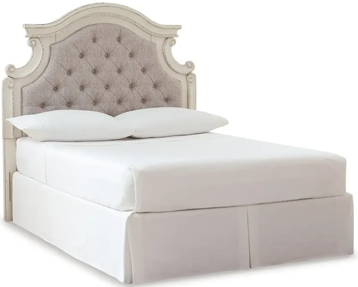 Realyn - Chipped White - Full UPH Panel Headboard