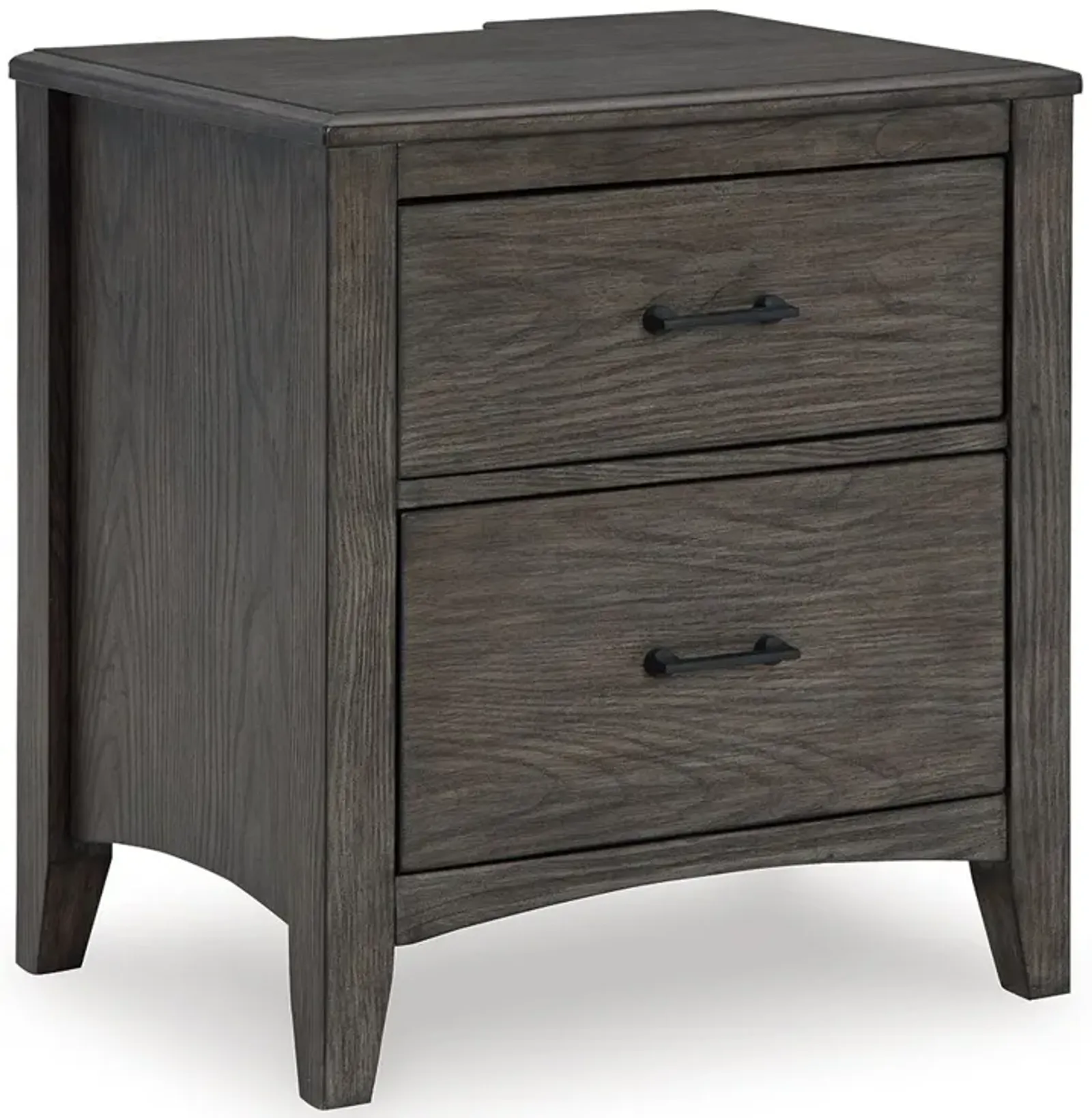 Montillan - Grayish Brown - Two Drawer Night Stand