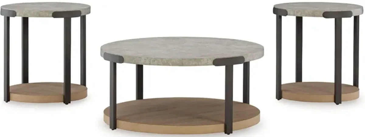 Darthurst - Occasional Table Set (Set of 3) - Light Brown