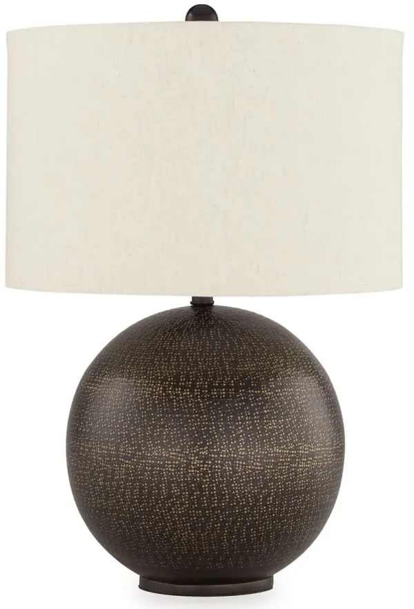 Hambell - Black / Gold Finish - Metal Table Lamp