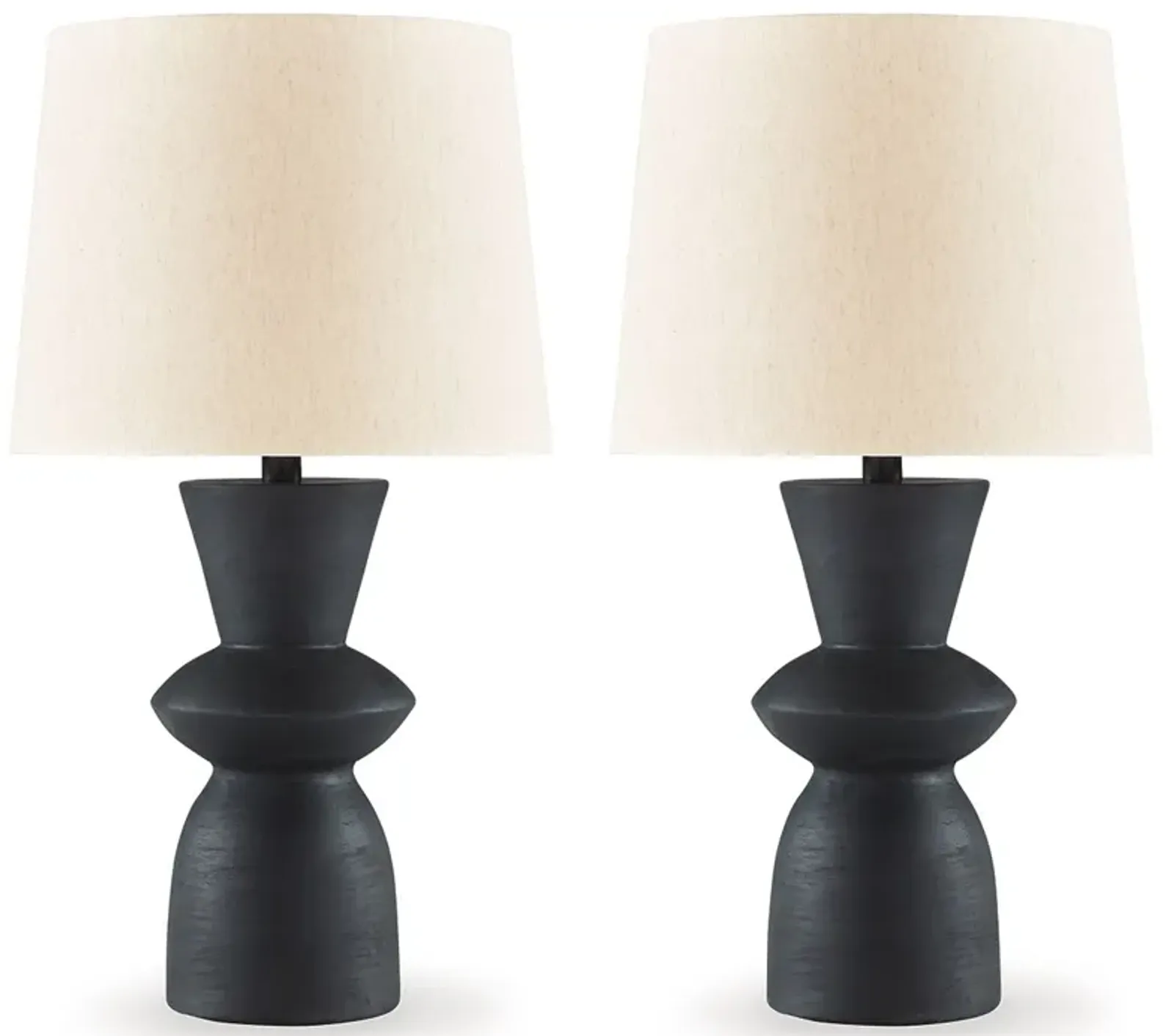 Scarbot - Distressed Black - Paper Table Lamp (Set of 2)