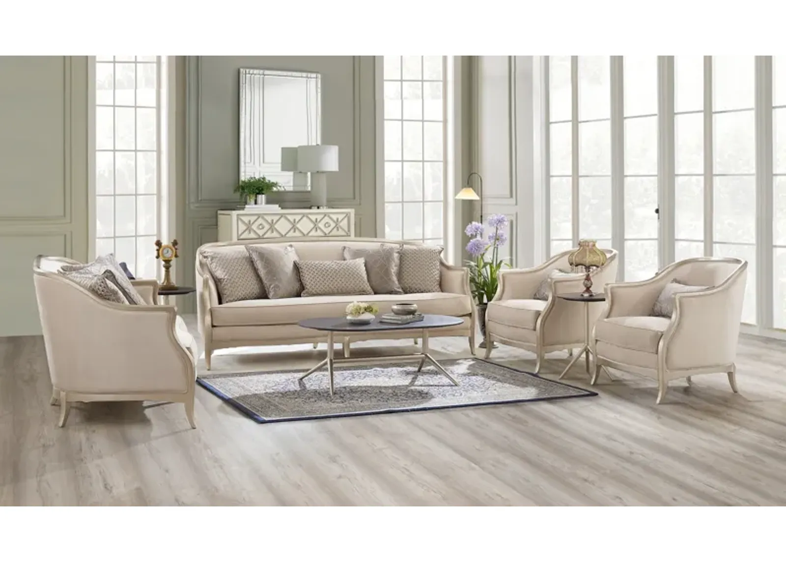 4 PIECE LIVING ROOM SET