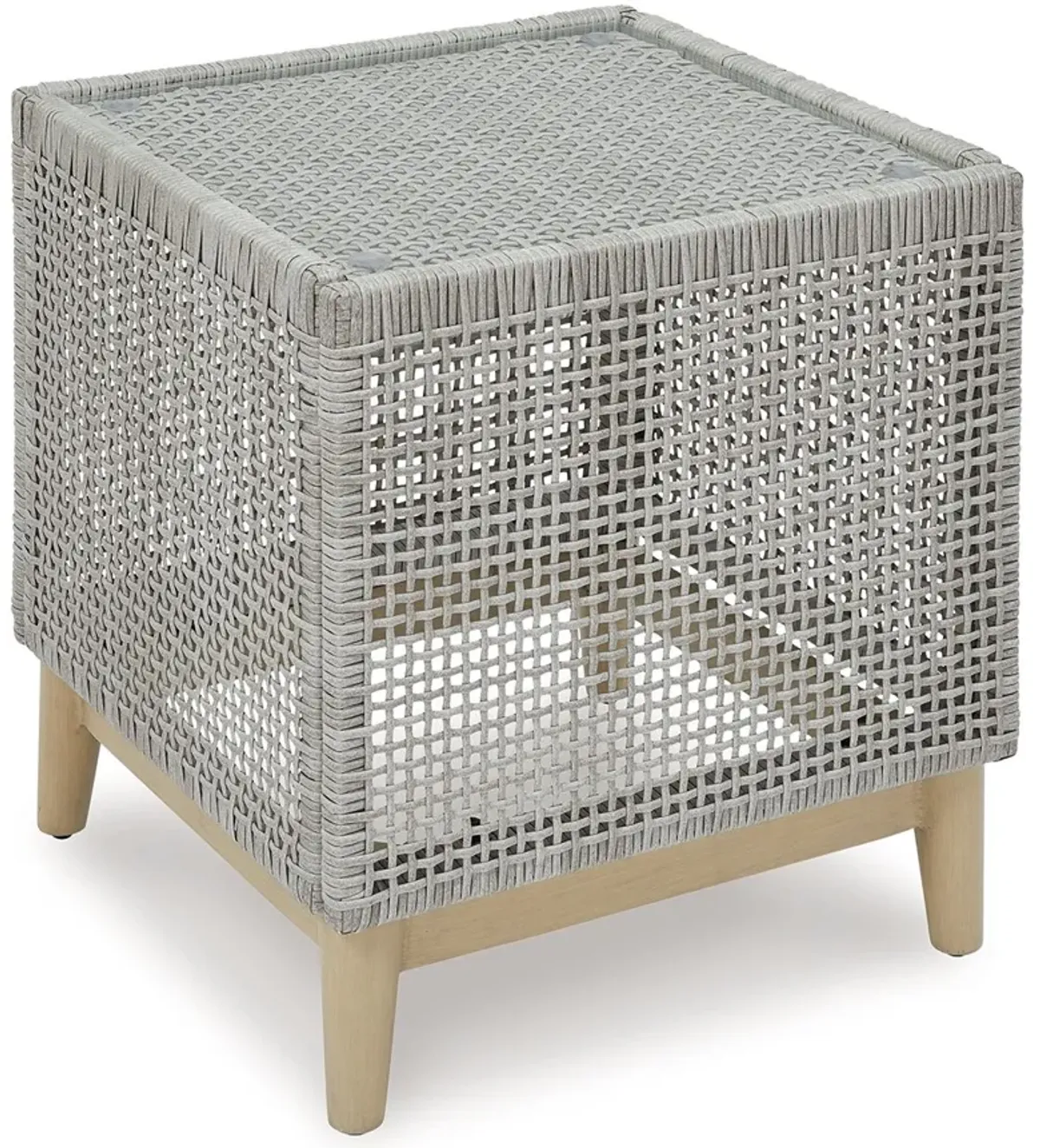 Seton Creek - Gray - Square End Table