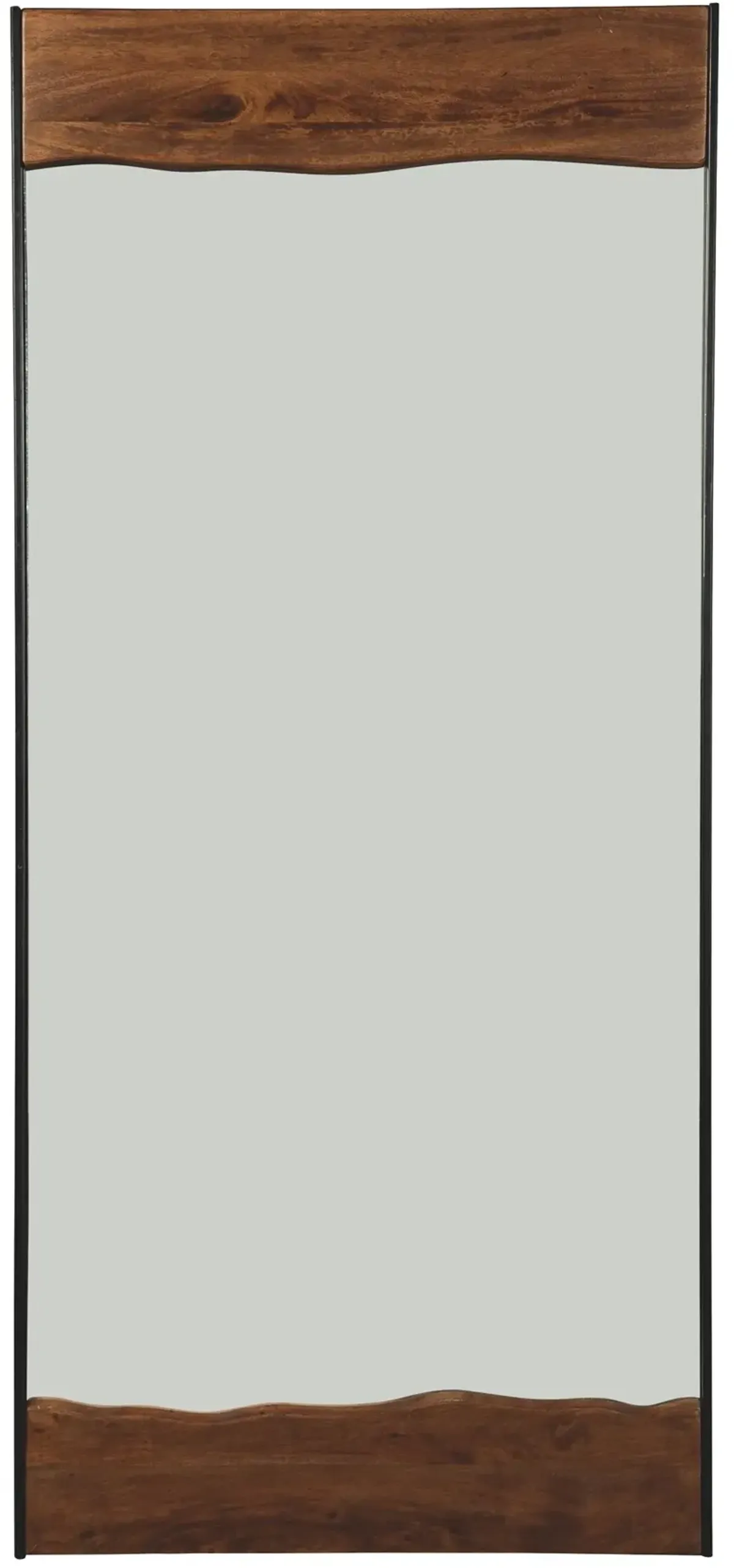 Panchali - Floor Mirror - Brown / Black