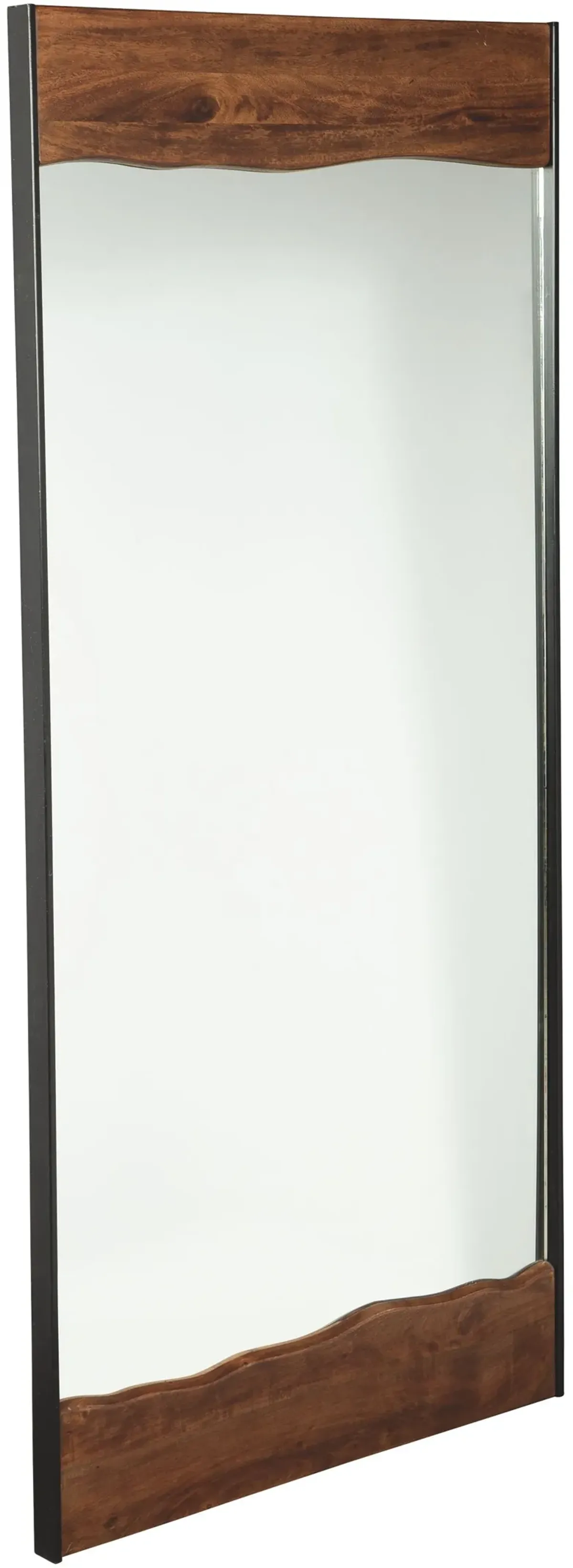 Panchali - Floor Mirror - Brown / Black