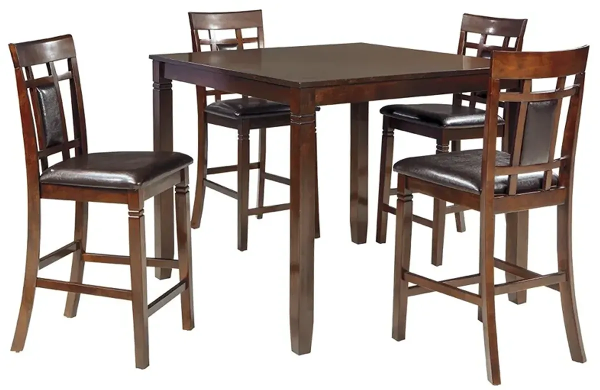 Bennox - Brown - Drm Counter Table Set (Set of 5)