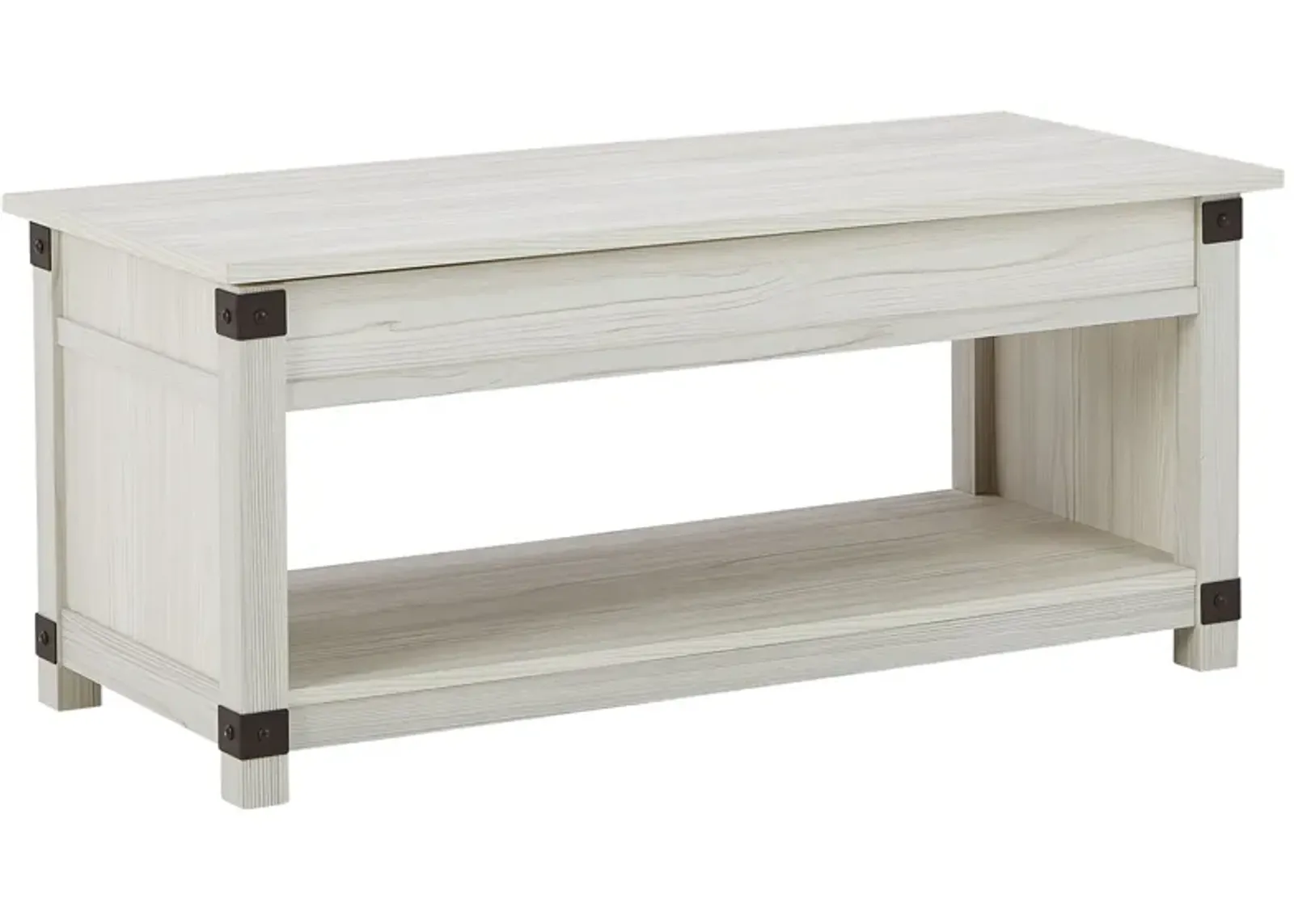 Bayflynn - Whitewash - Rect Lift Top Cocktail Table