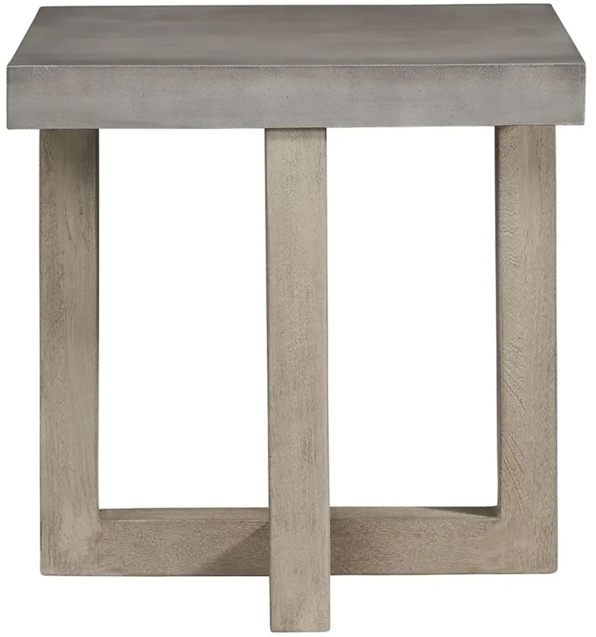 Lockthorne - Gray - Square End Table