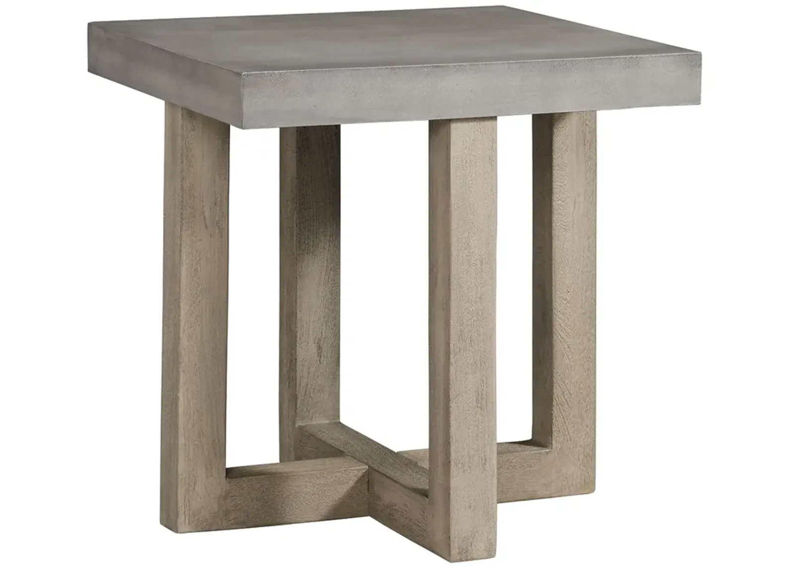 Lockthorne - Gray - Square End Table