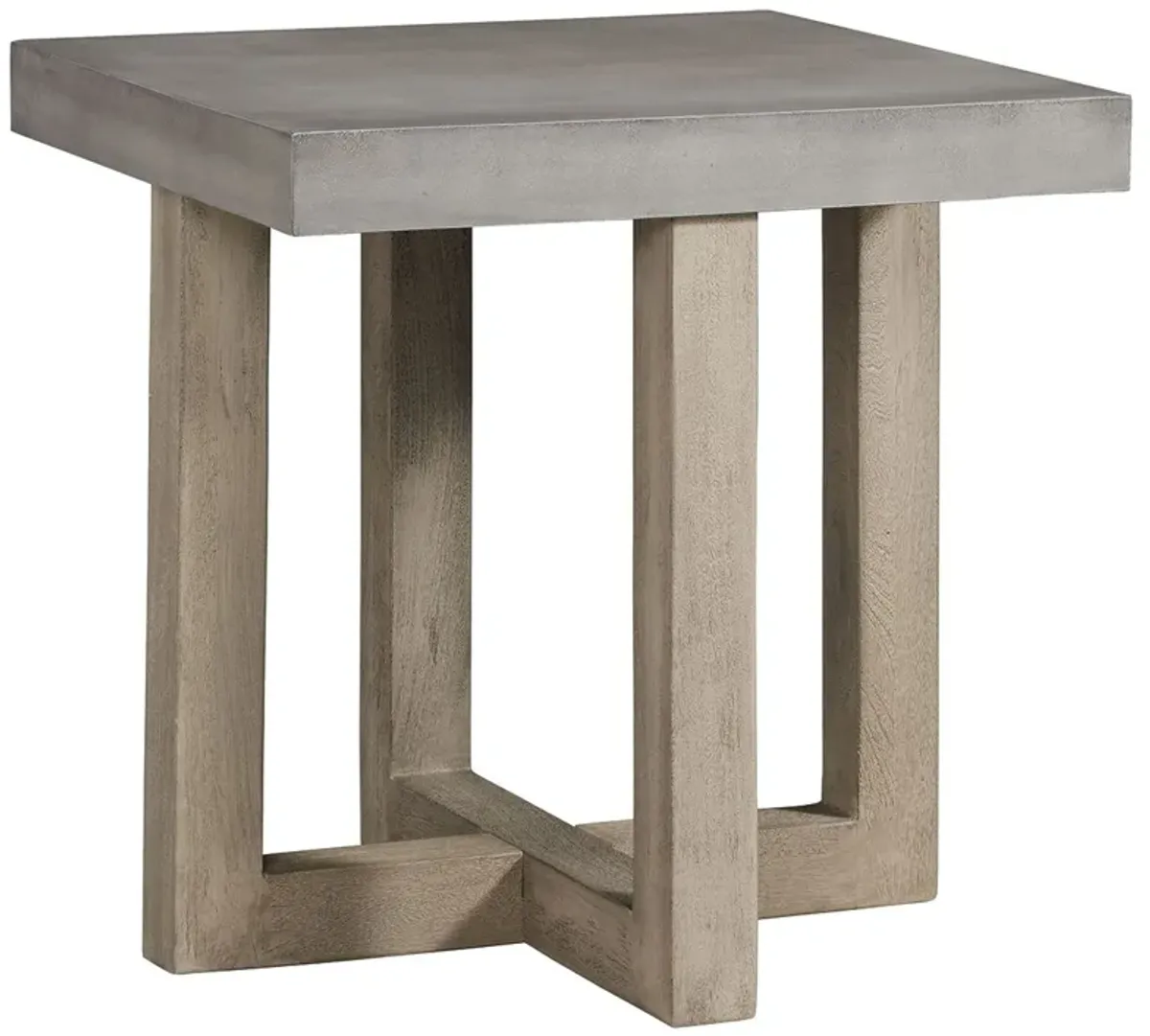 Lockthorne - Gray - Square End Table