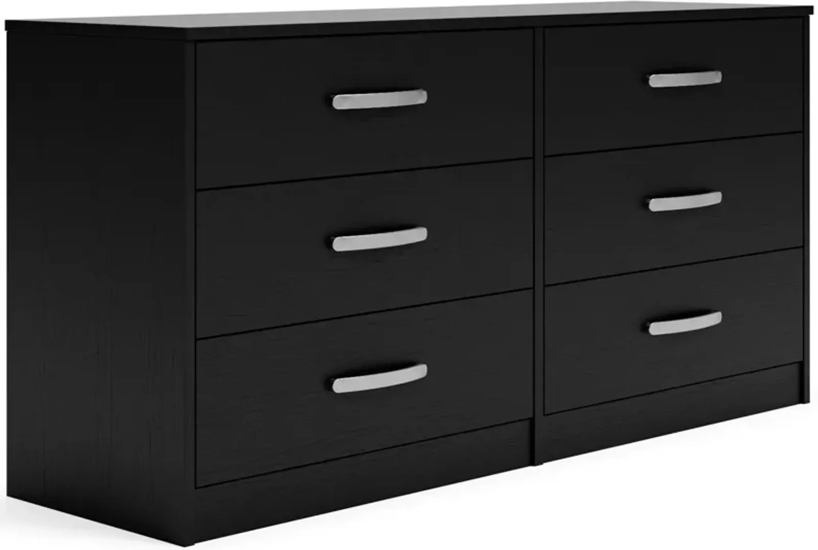 Finch - Black - Six Drawer Dresser - 29'' Height