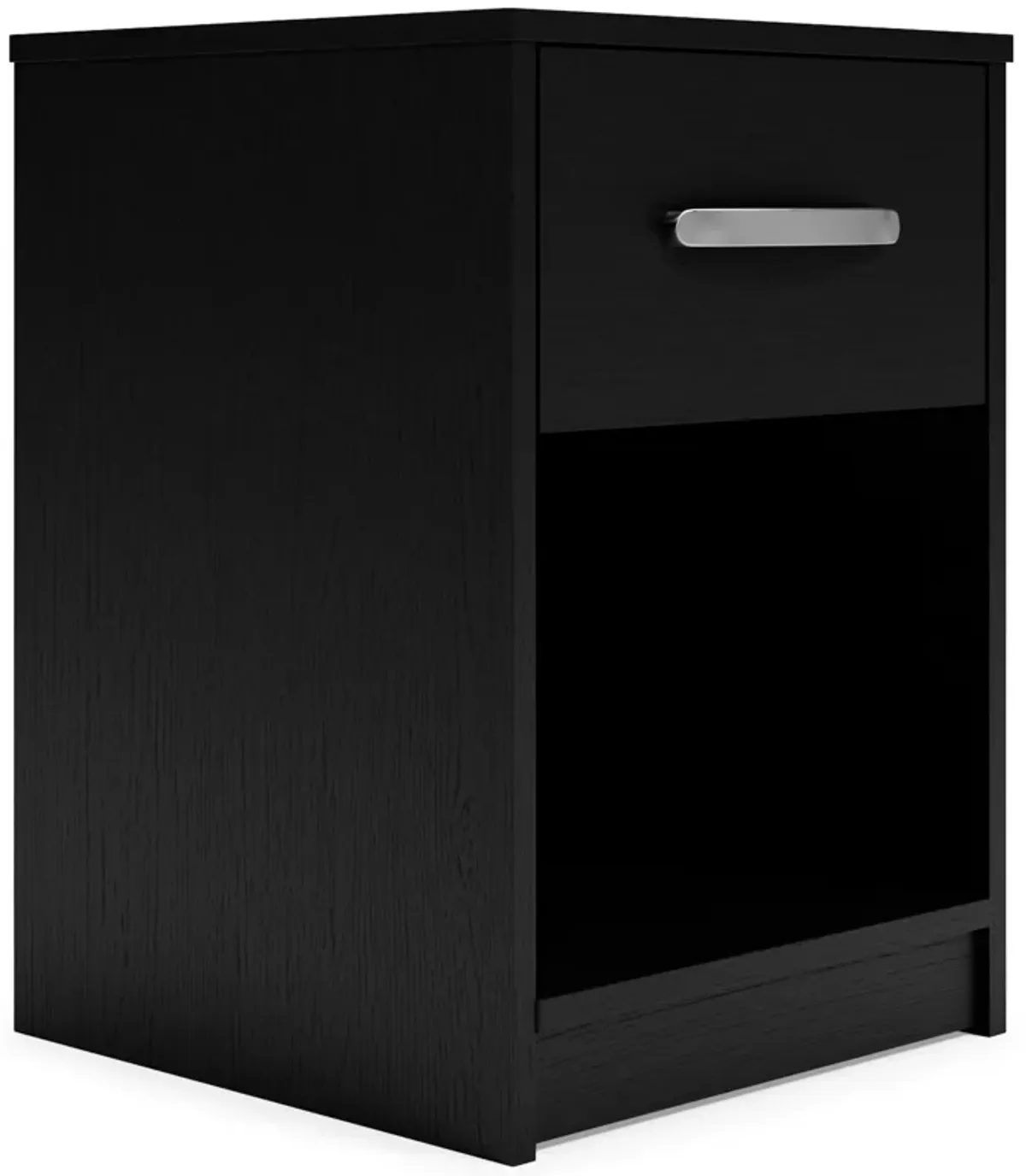 Finch - One Drawer Night Stand - 23" Height - Black