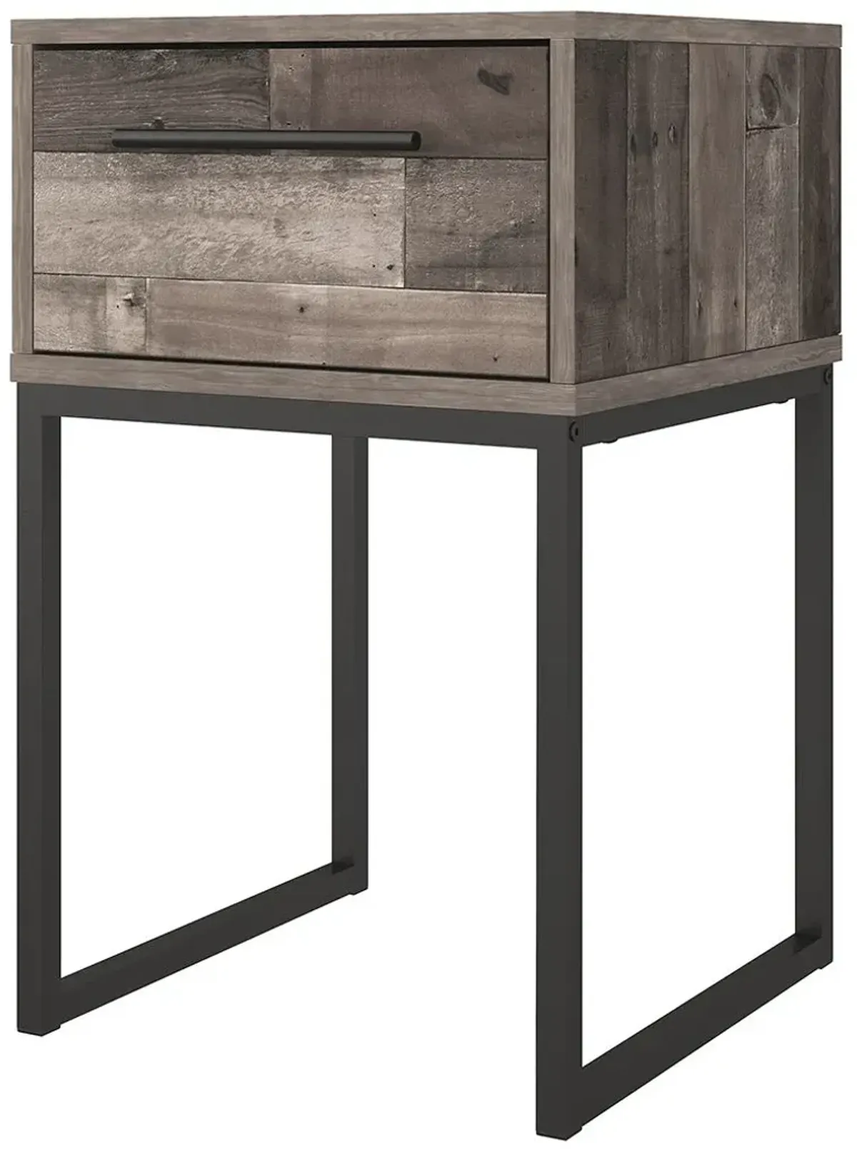 Neilsville - Black / Gray - One Drawer Night Stand