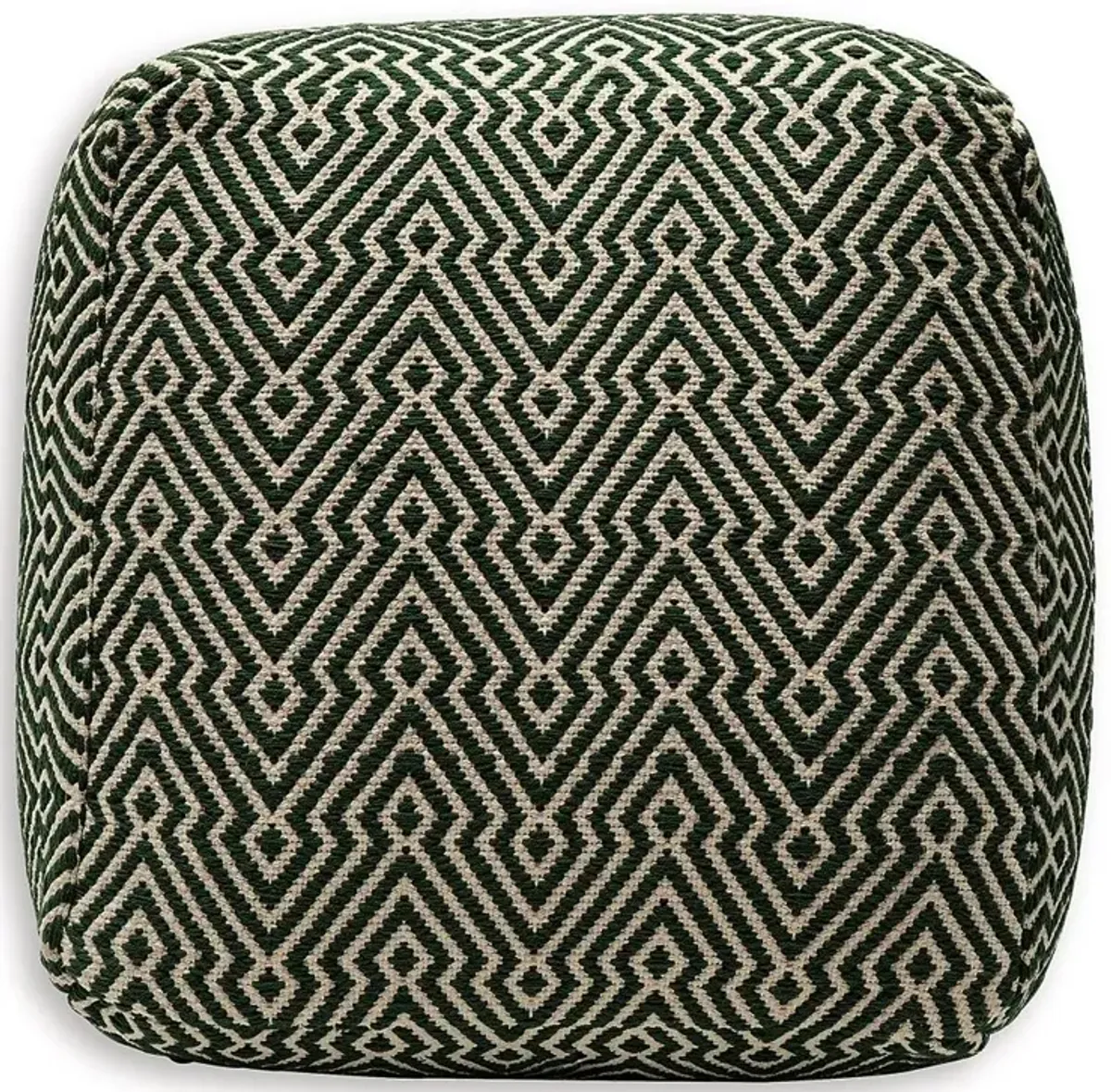 Abacy - Pouf - Green / Ivory