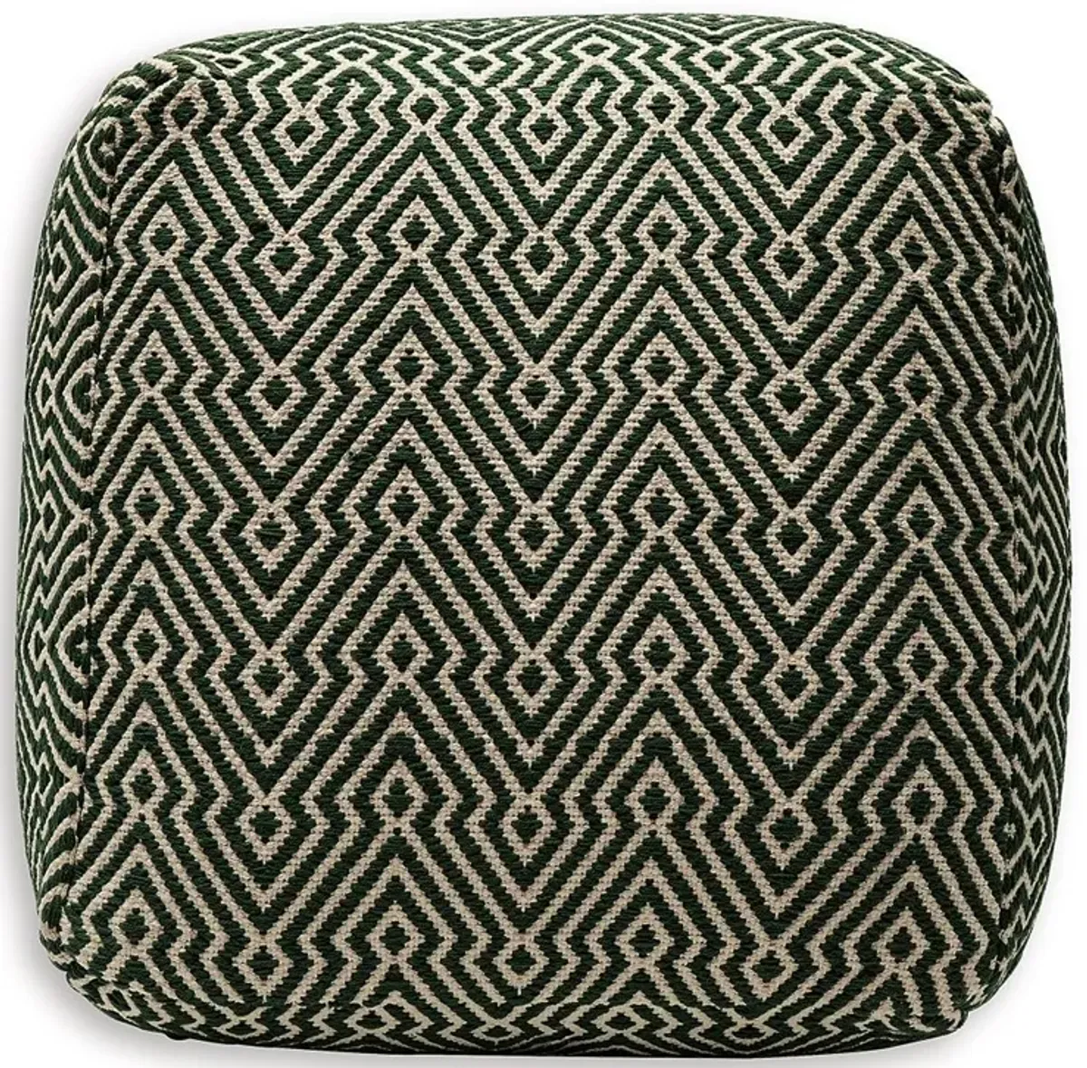 Abacy - Green / Ivory - Pouf