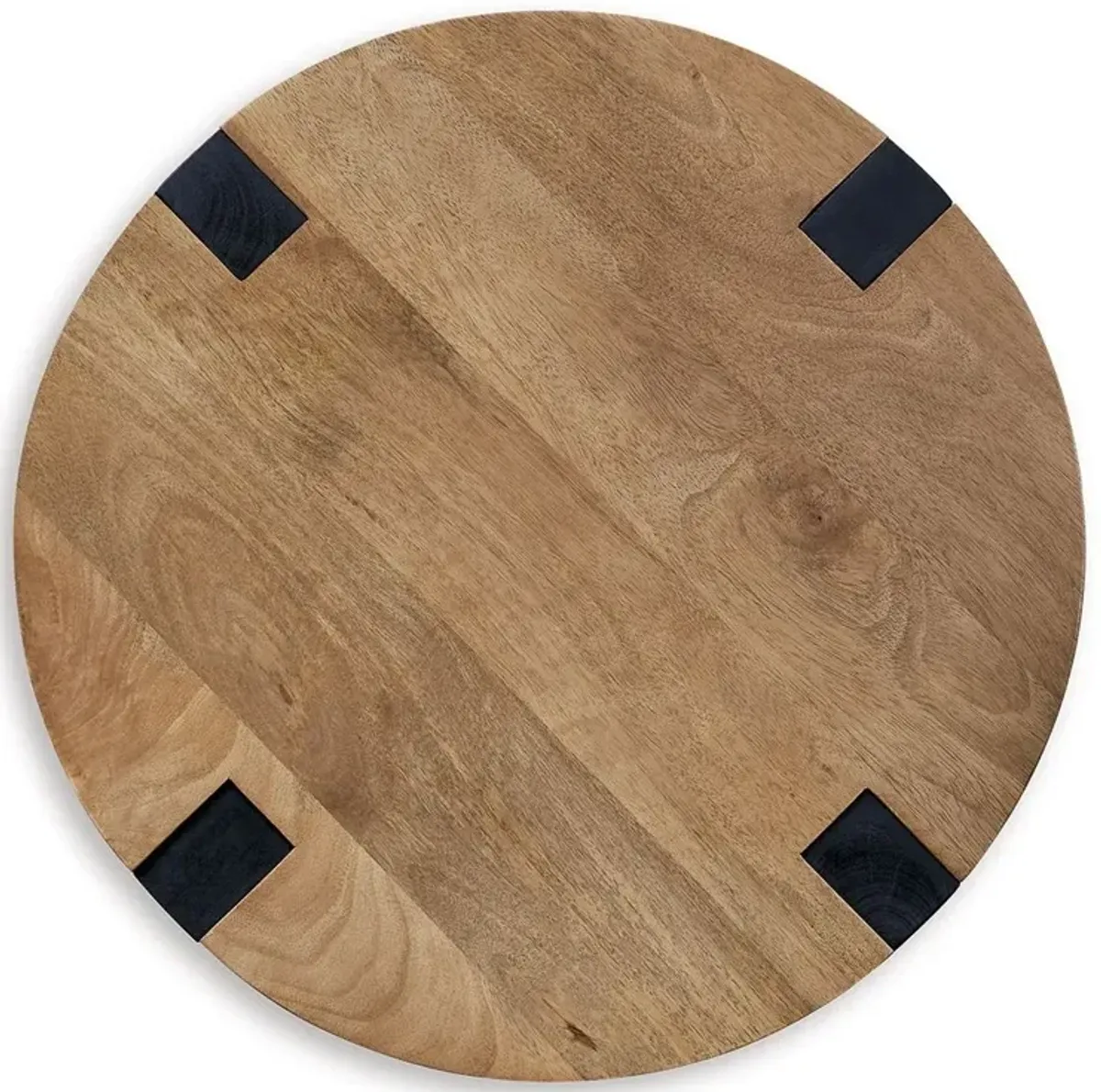 Hanneforth - Round End Table - Brown