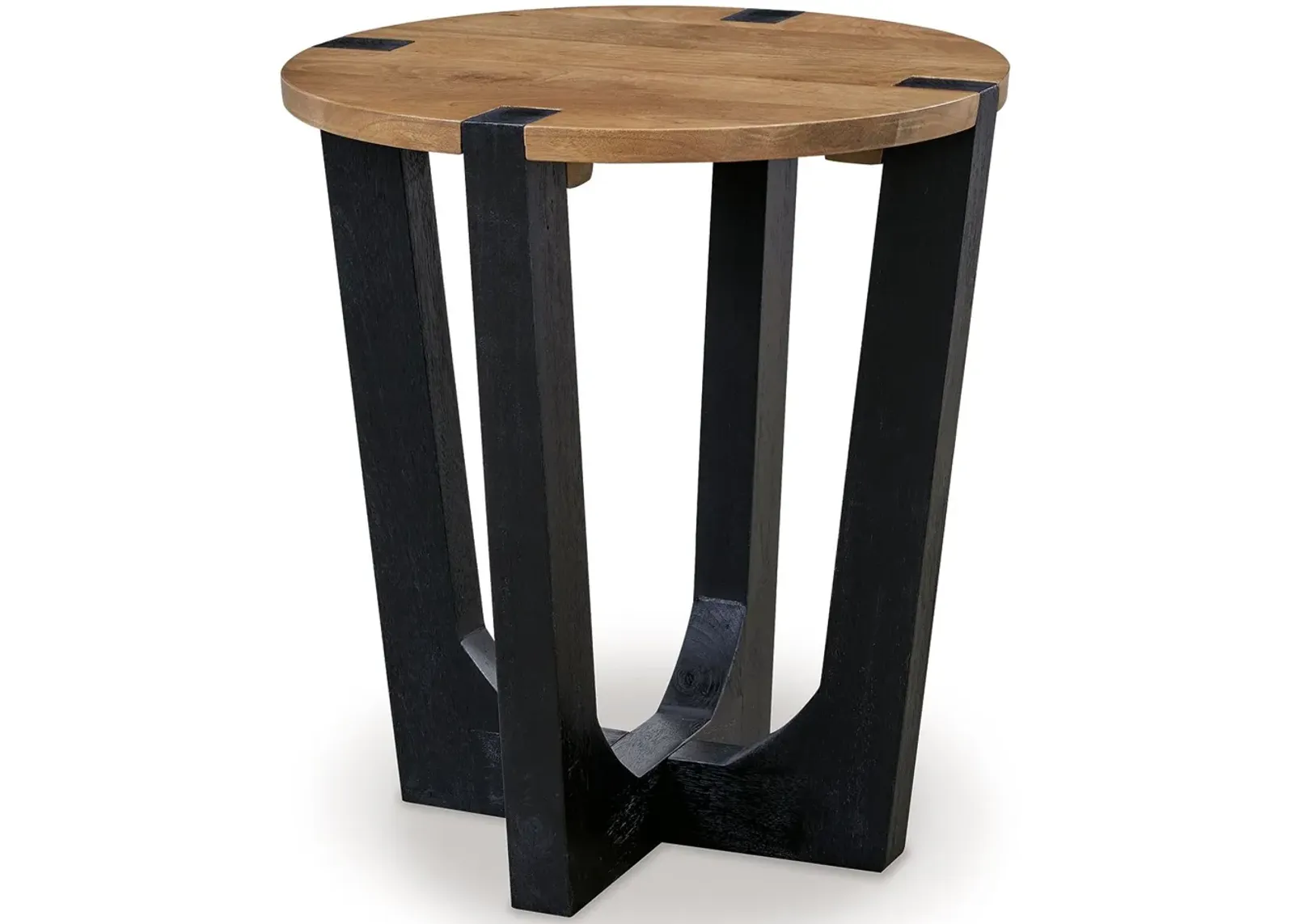 Hanneforth - Brown - Round End Table