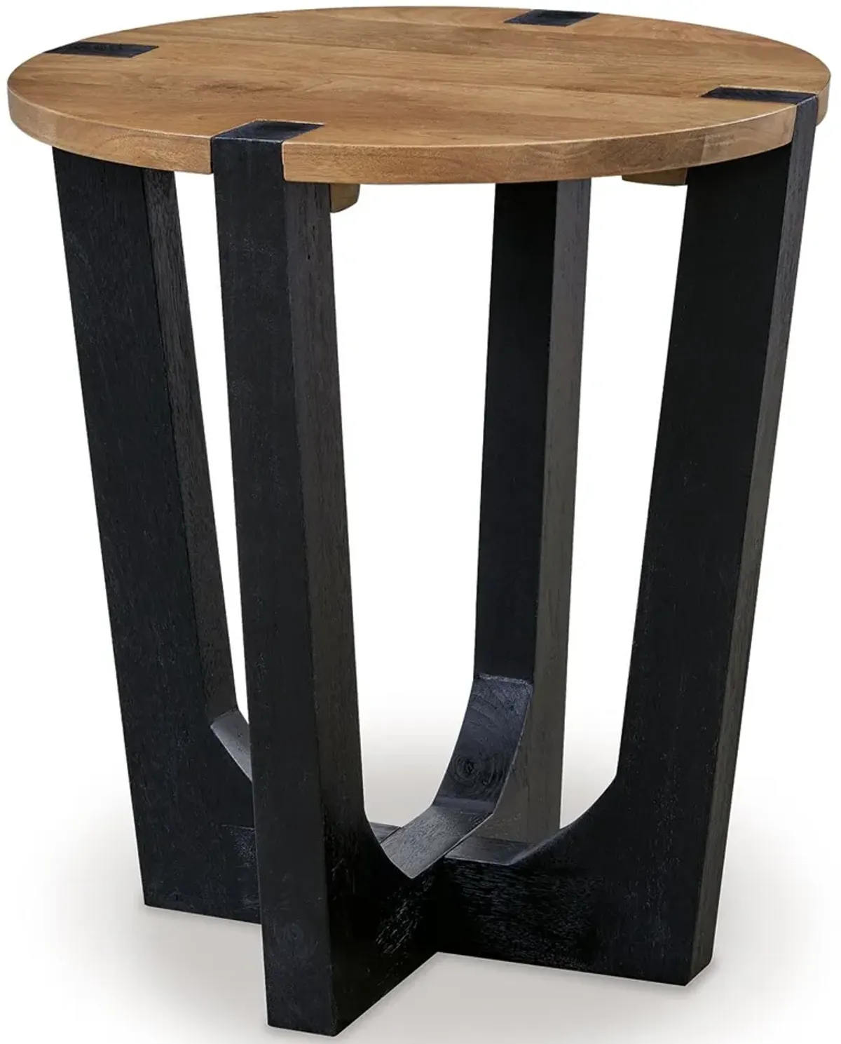 Hanneforth - Brown - Round End Table