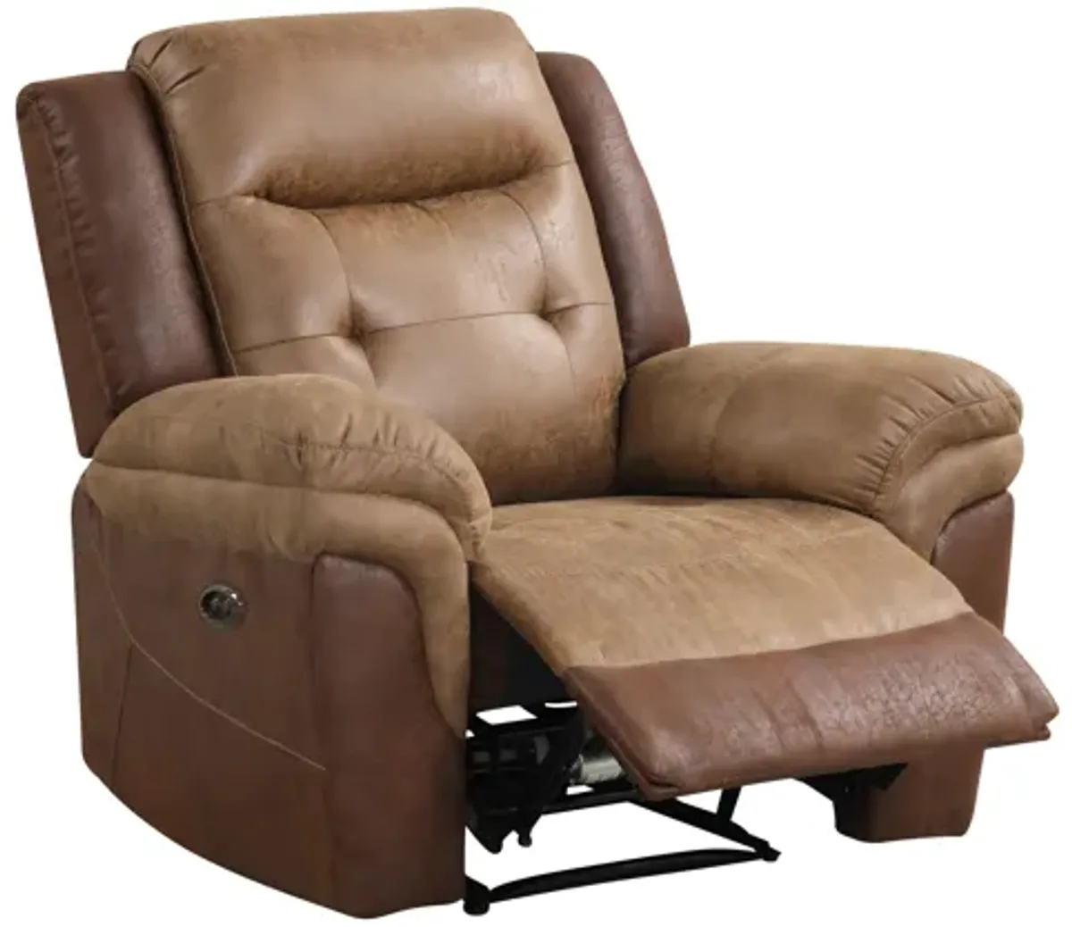 3 Piece Living Room Set: Power Reclining Sofa, Power Reclining Chair, Stationary Loveseat