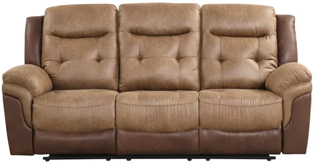 3 Piece Living Room Set: Power Reclining Sofa, Power Reclining Chair, Stationary Loveseat