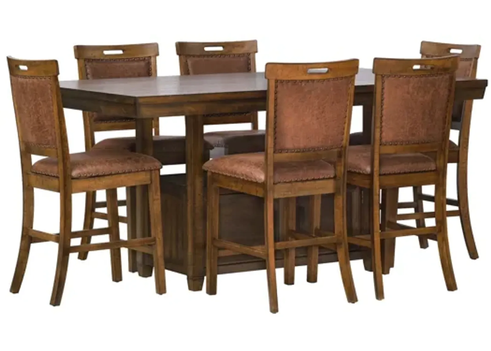 7 PIECE PUB DINING ROOM SET