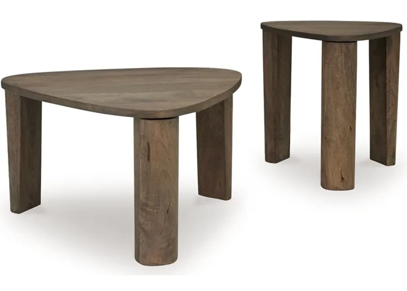 Reidport - Grayish Brown - Accent Cocktail Table Set (Set of 2)