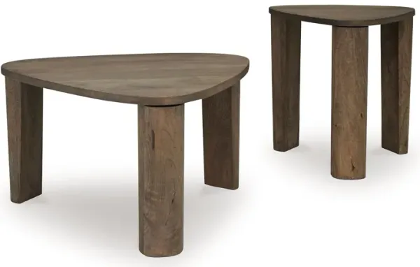 Reidport - Accent Cocktail Table Set (Set of 2) - Grayish Brown