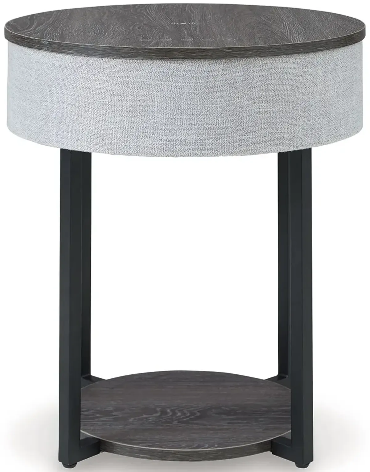 Sethlen - Gray / Black - Accent Table