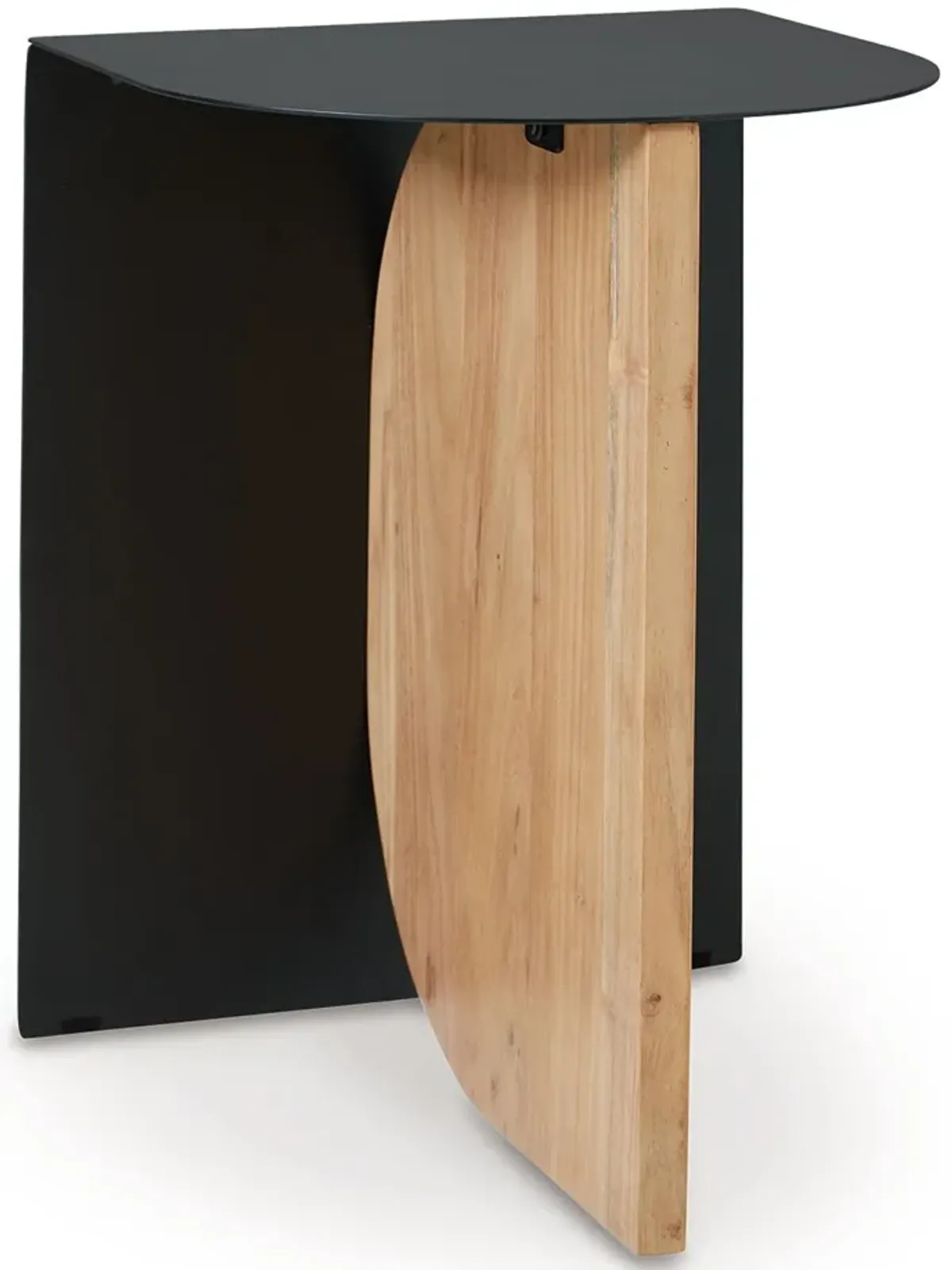 Ladgate - Black / Natural - Accent Table