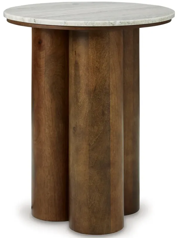 Henfield - Beige / Brown - Accent Table