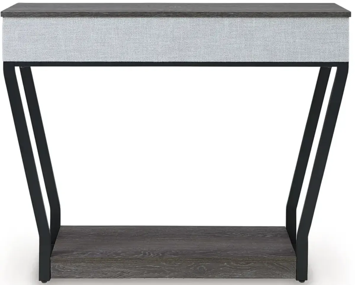 Sethlen - Gray / Black - Console Sofa Table