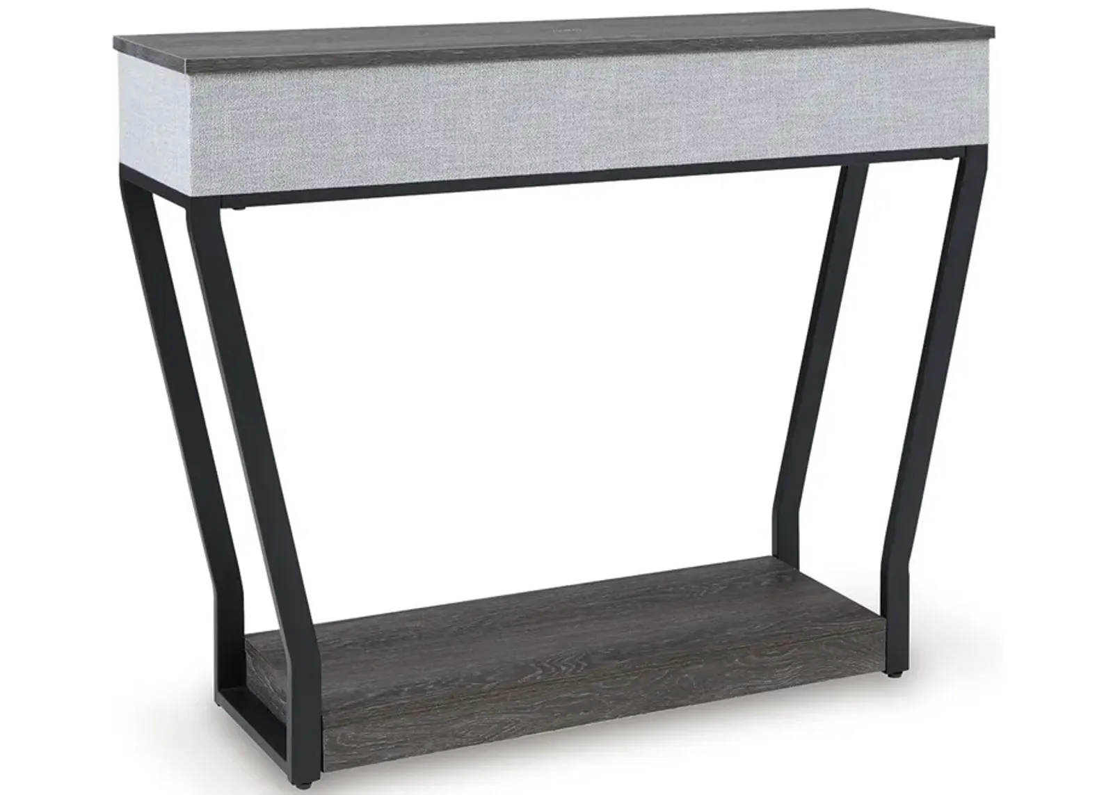 Sethlen - Gray / Black - Console Sofa Table