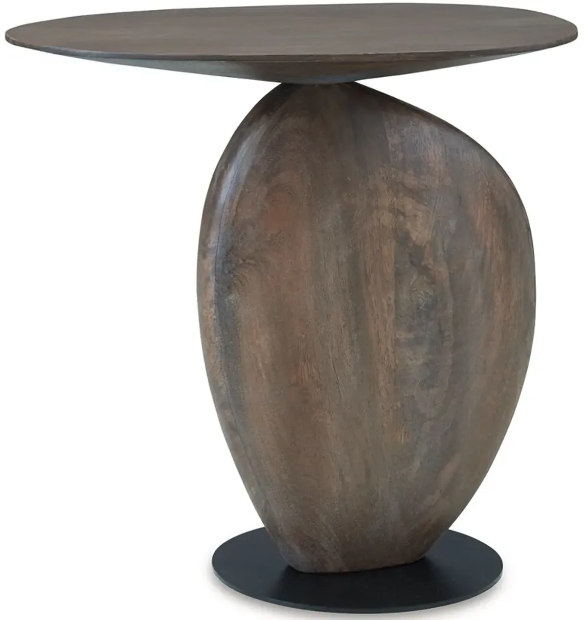 Cormmet - Brown / Black - Accent Table