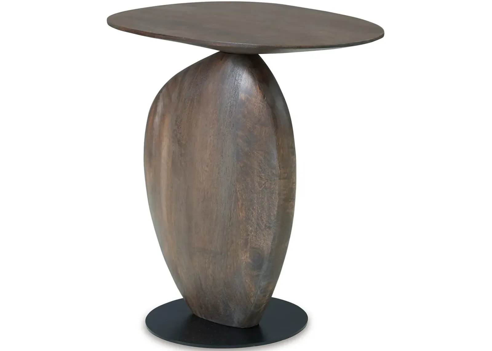 Cormmet - Brown / Black - Accent Table