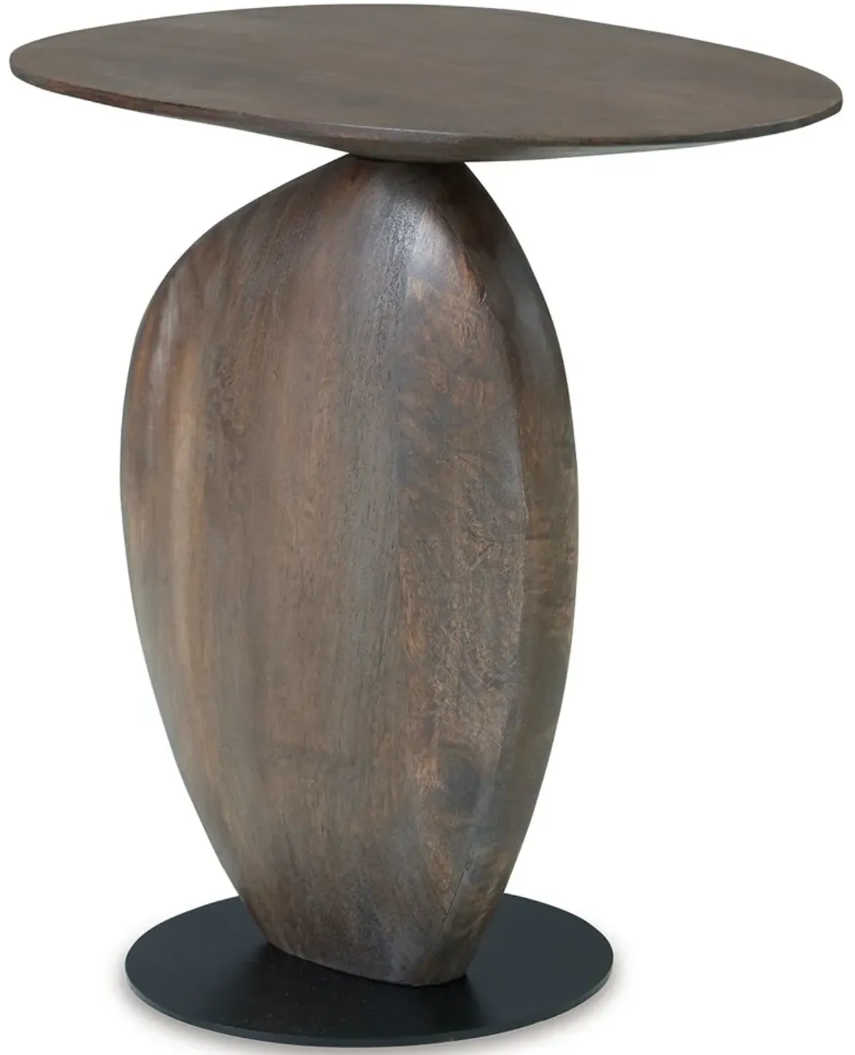 Cormmet - Brown / Black - Accent Table